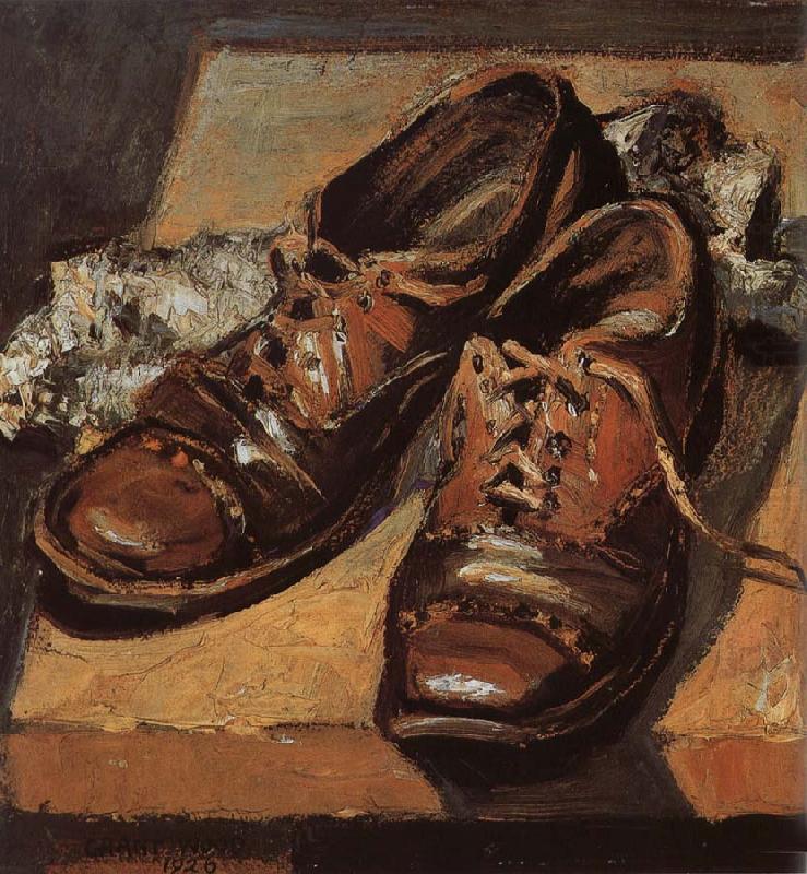 Grant Wood Old shoes china oil painting image